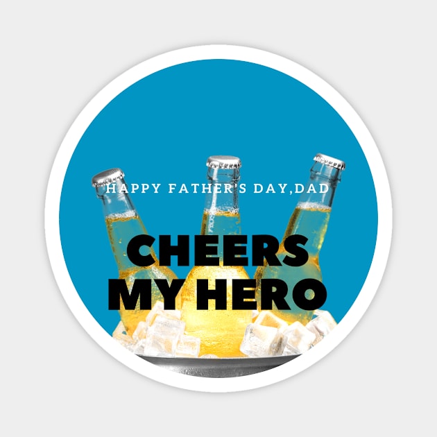 cheers my hero Magnet by EsChainarongShop